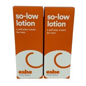 So-Low Lotion A Self Play Cream Lubricant For Men 1.7 Oz / 50 mL Pack Of 2
